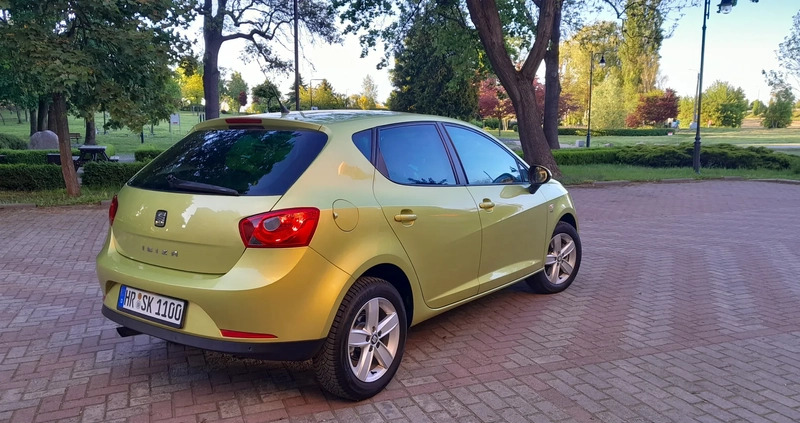 Seat Ibiza cena 17890 przebieg: 173250, rok produkcji 2008 z Kwidzyn małe 137